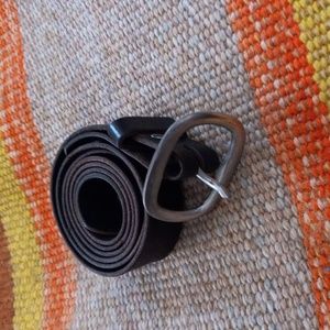 Size Medium M Urban Outfitters Black Leather Belt